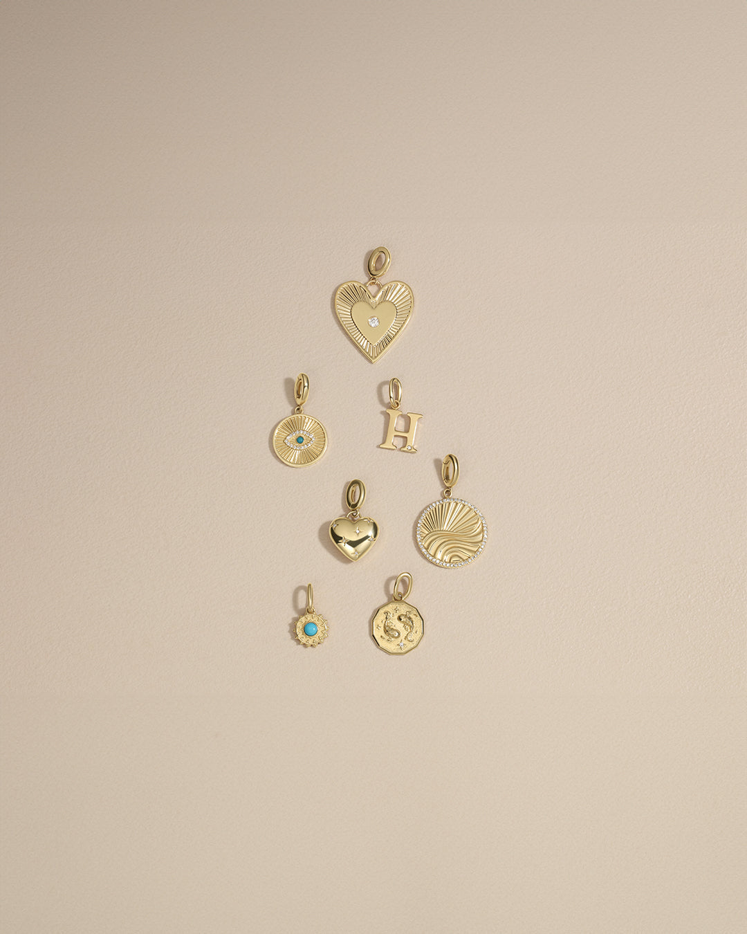 Diamond Zodiac Coin Charm