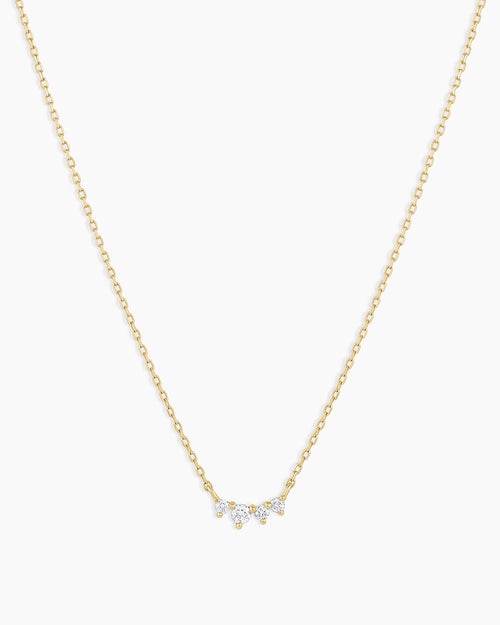 Diamond Cluster Necklace