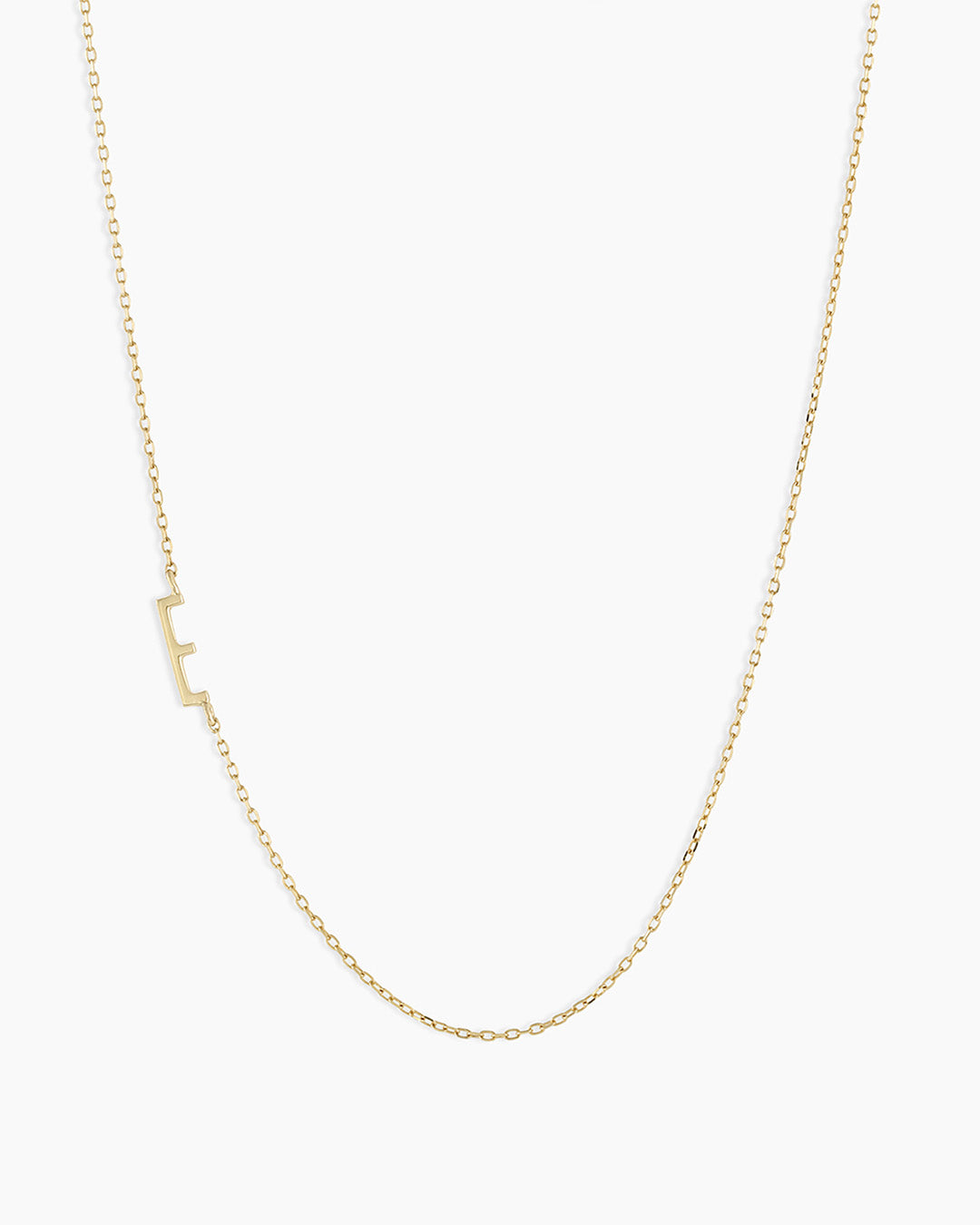 14K Gold Alphabet Necklace