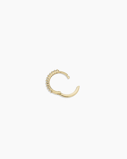 Diamond Pavé Single Huggie