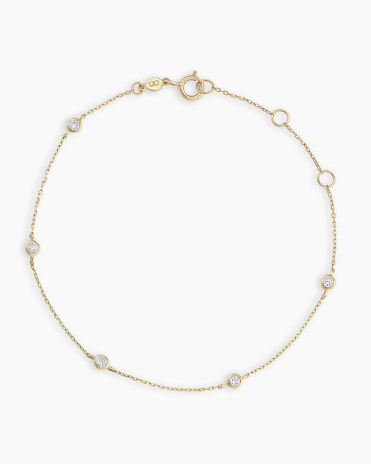 Classic Five Diamond Bracelet