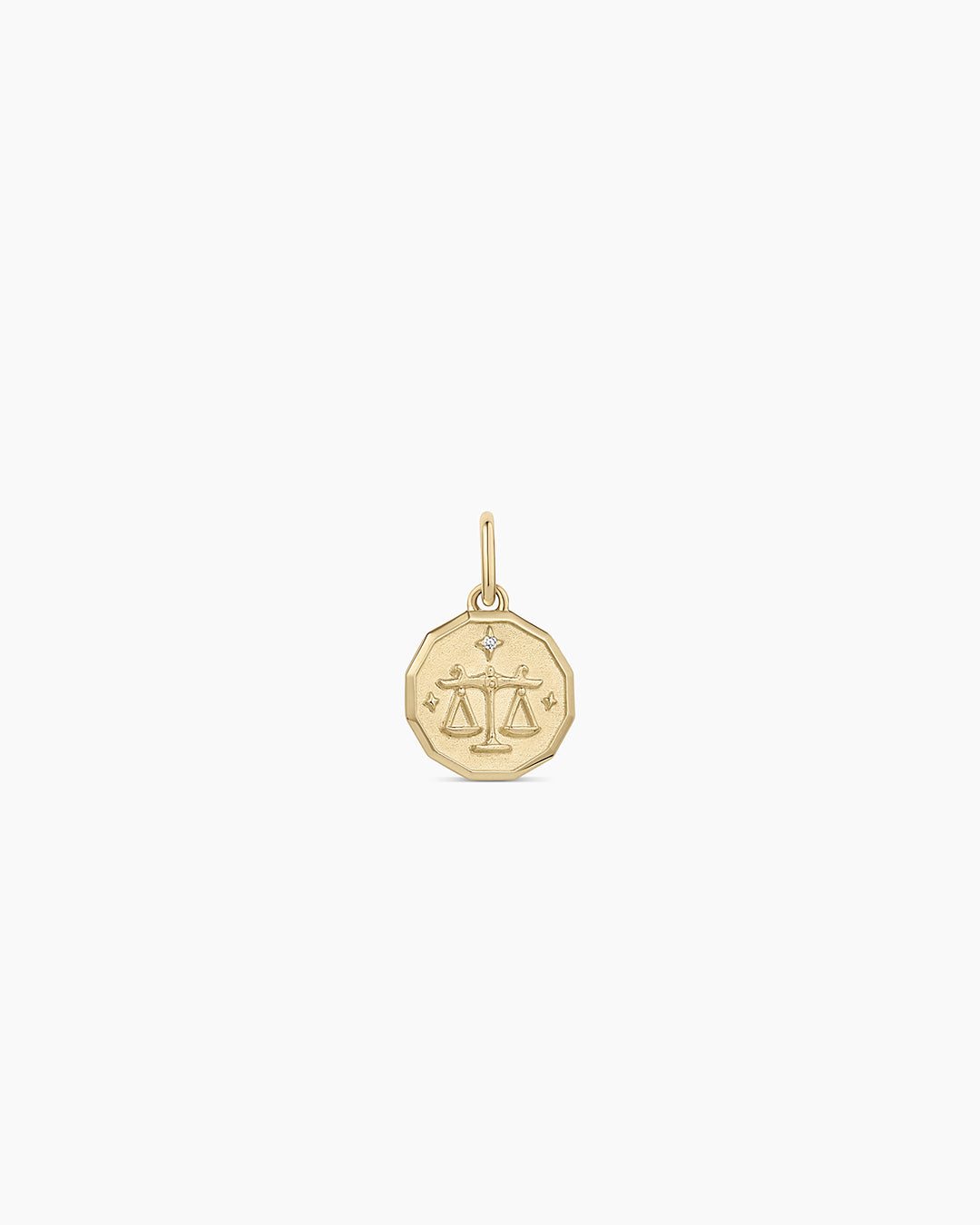 Diamond Zodiac Coin Charm