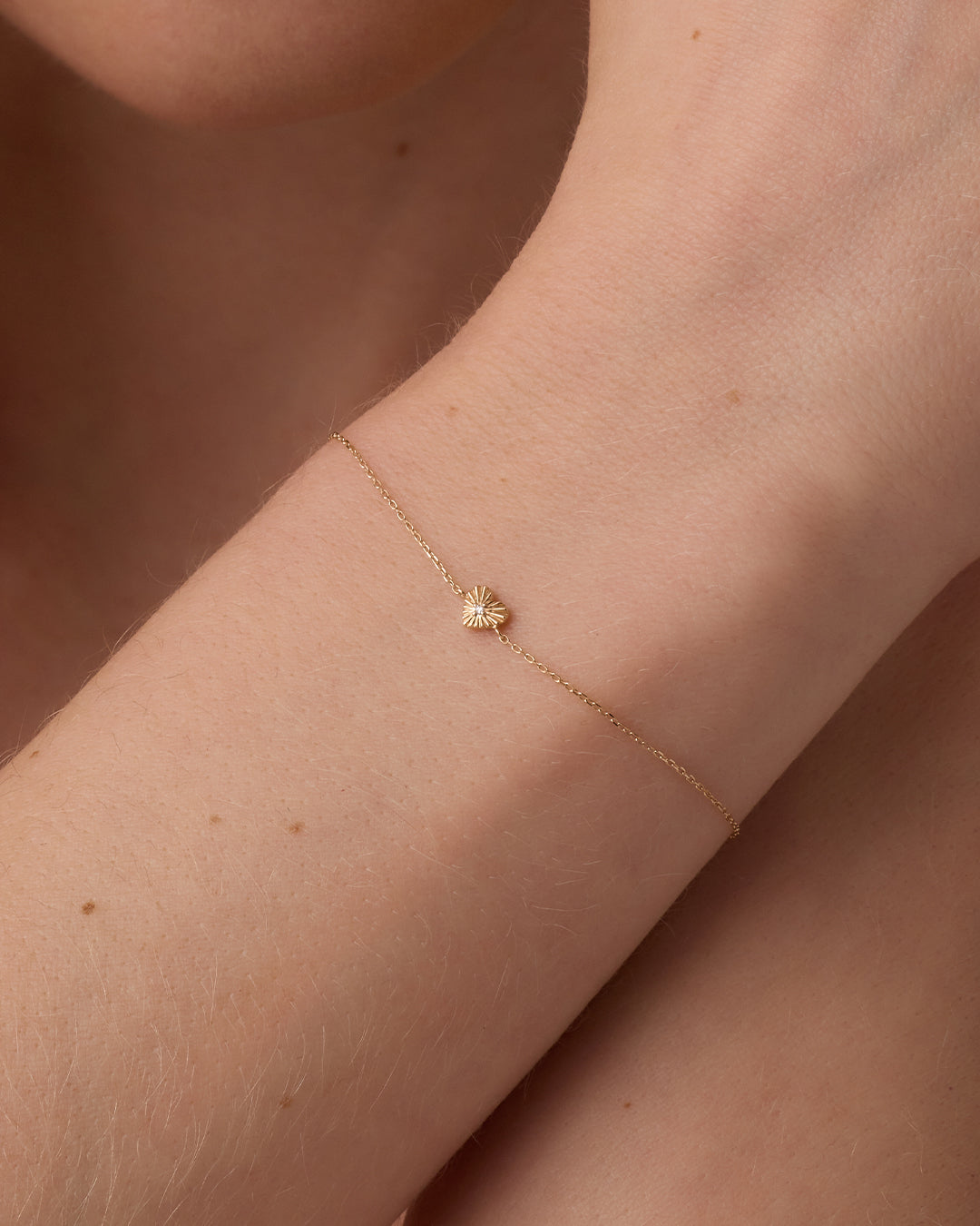 Diamond Vintage Heart Bracelet