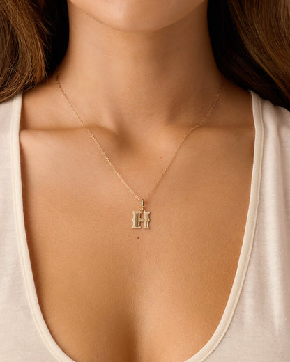 Diamond Era Alphabet Charm