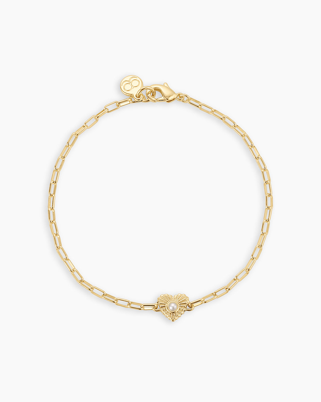 Birthstone Heart Bracelet