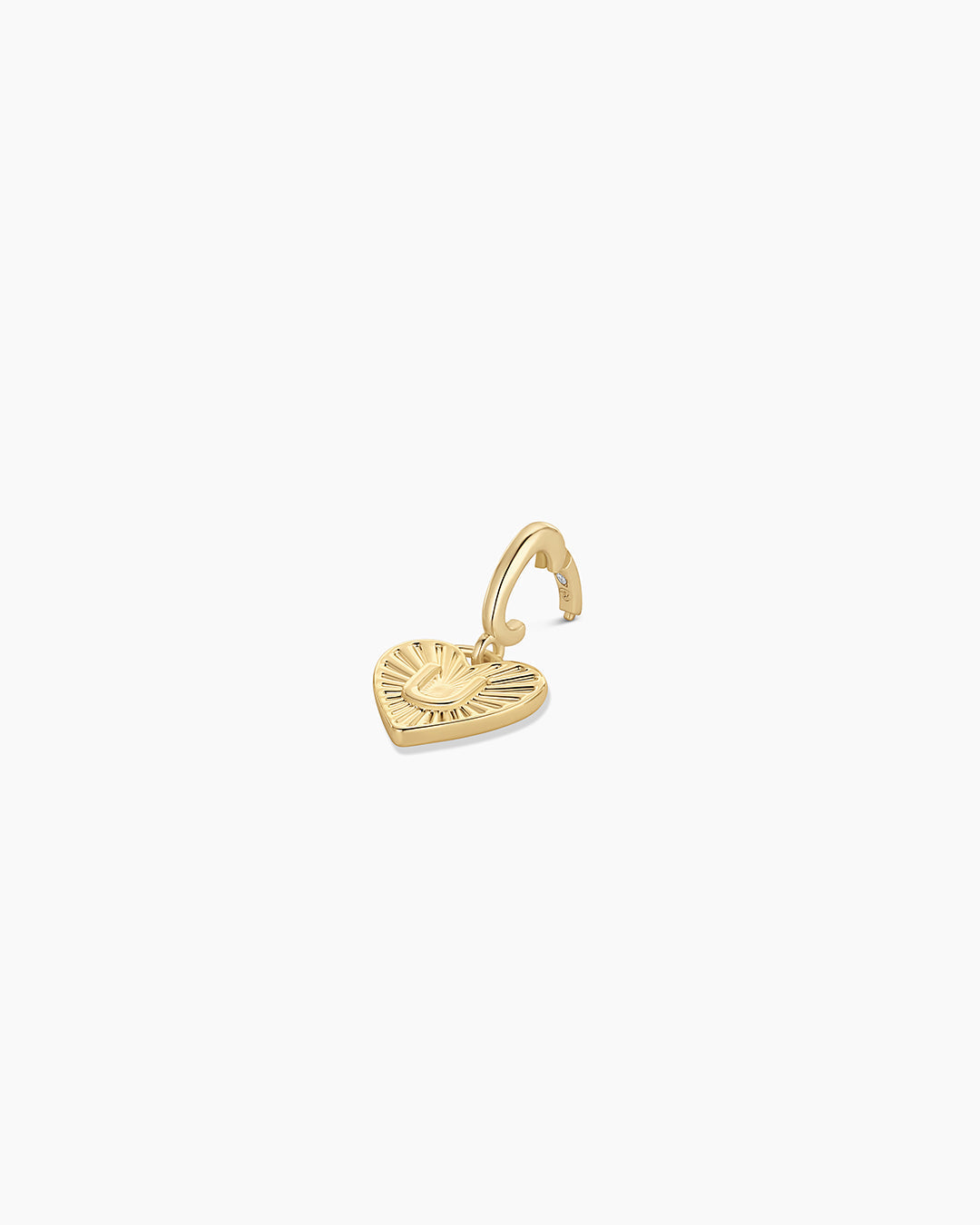 Vintage Heart Alphabet Parker Charm