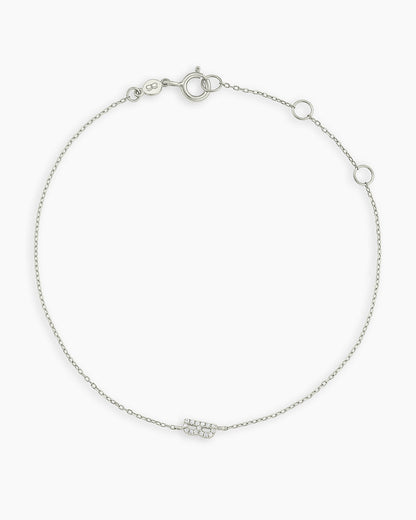 Diamond Pavé Alphabet Bracelet
