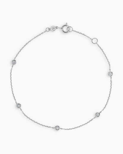Classic Five Diamond Bracelet